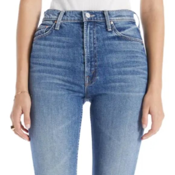 Mother Denim - Rider Skimp High Waist Straight Leg Jeans SIZE 24